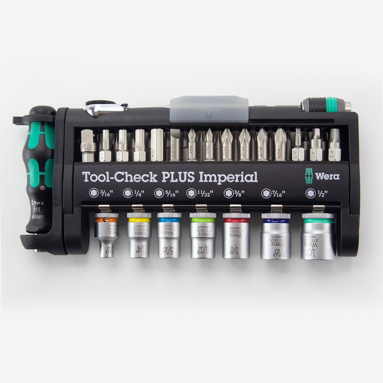Wera 056491 Tool-Check Plus Bit Ratchet Set with Sockets Wera 056491 Tool-Check Plus Bit Ratchet Set with Sockets