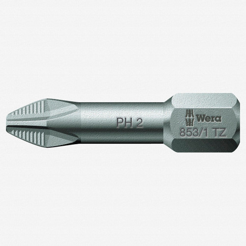 Wera TS Torsion Stainless Steel Bits, Phillips Range