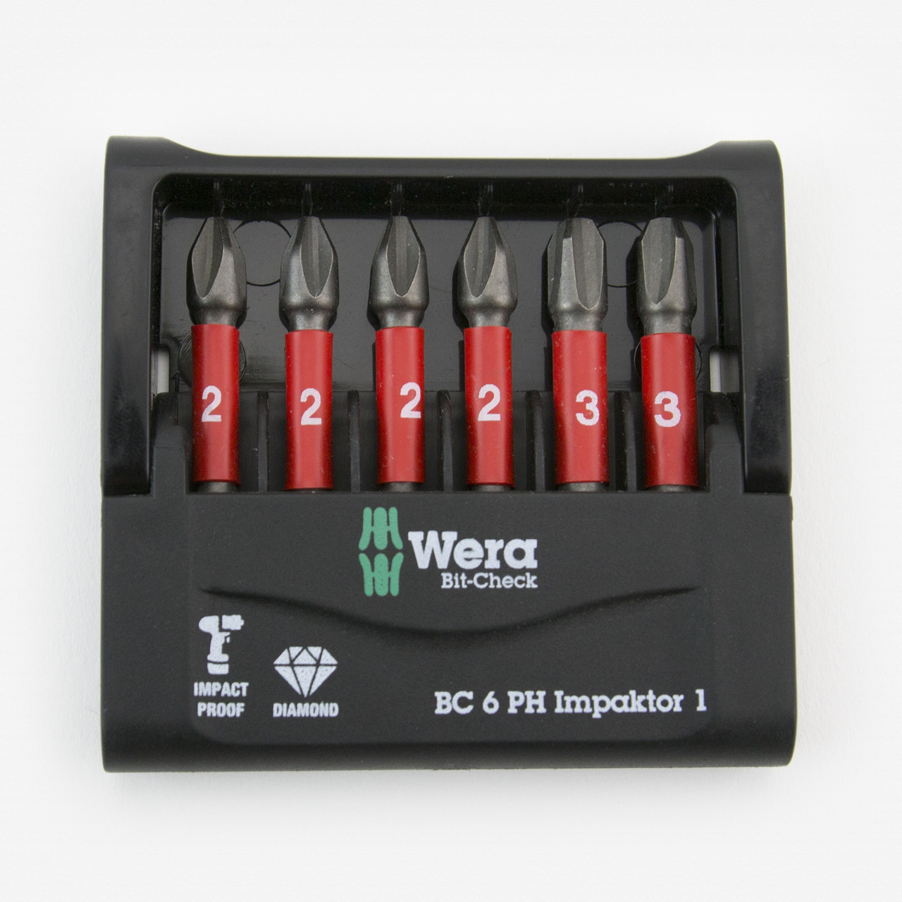 Wera WER057684 Bit-Check 10 Impaktor 1 Pozi Set de 10