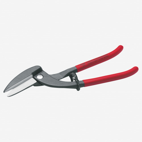 NWS 10 Punch Tin Snips - atramentized - Plastic Grip - Left Handed