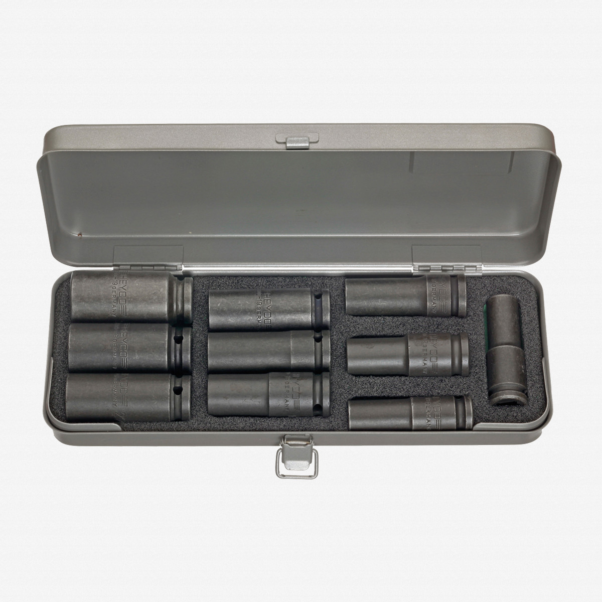 Heyco Impact Deep 1/2" Drive Metric Socket Set, 10 Pieces - Picture 1 of 1