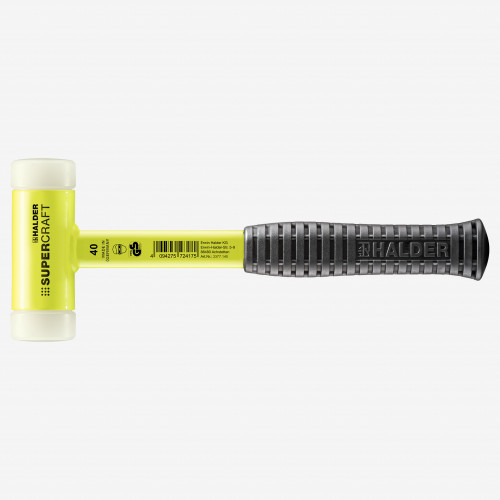 Halder Supercraft HIVIZ Dead Blow, NonRebounding Hammer with Nylon