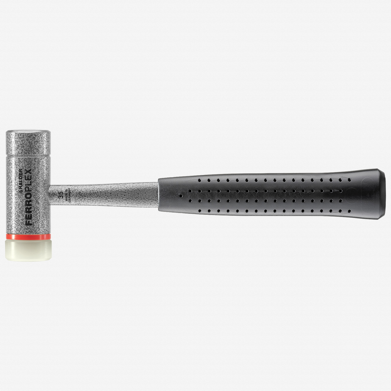 Halder Ferroplex "2 en 1" Marteau visage acier/remplaçable en nylon, 1,38" / 28,2 - Photo 1/1