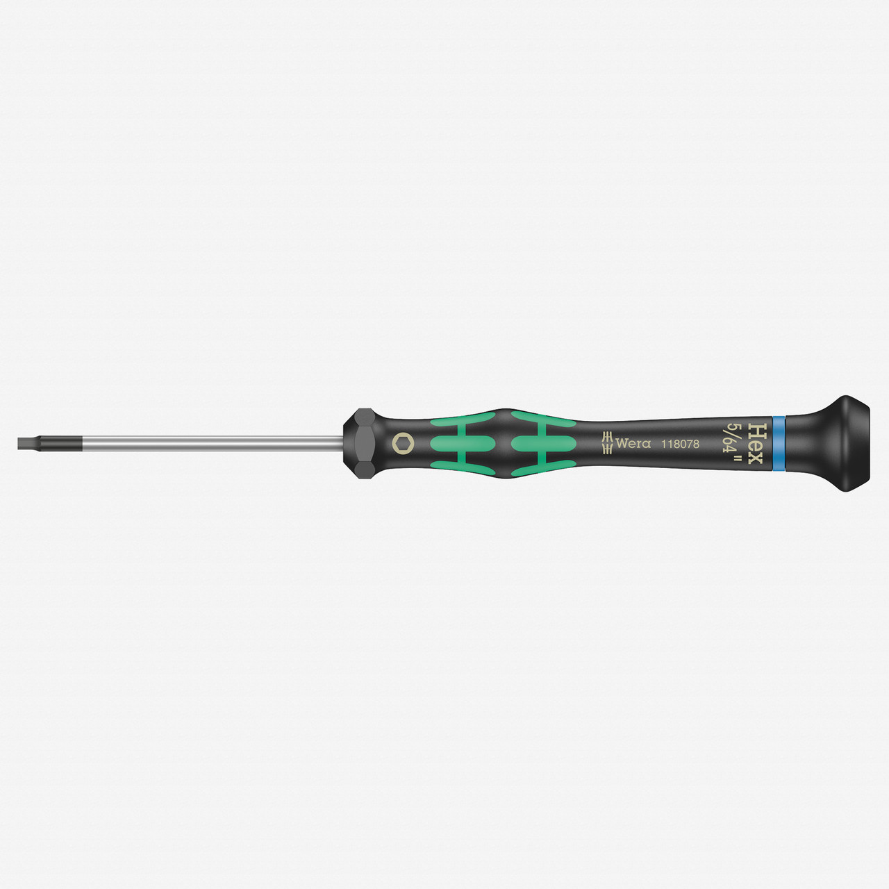 Wera 118078 5/64" x 60mm Kraftform Micro Hex Precision Screwdriver - Picture 1 of 1