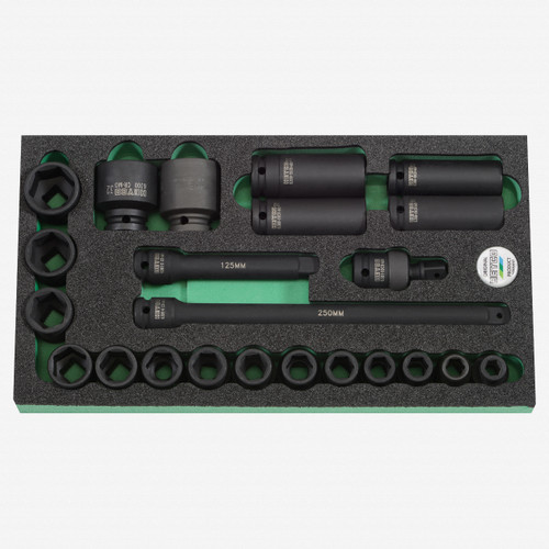 Hazet 900S 23 Pc 1/2 Metric Impact Socket Set