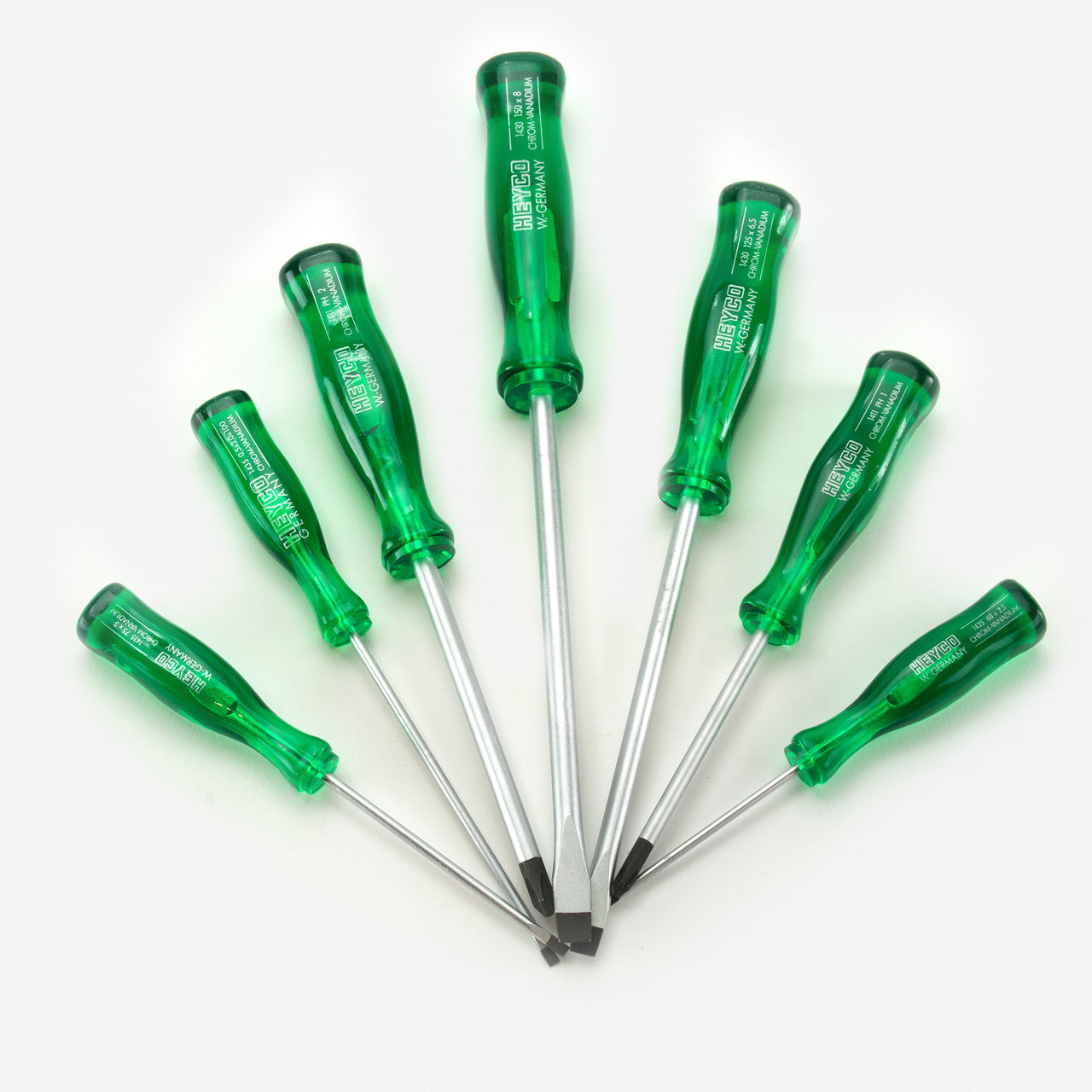 Heyco Phillips/Slotted Screwdriver Set with Acetate Handle