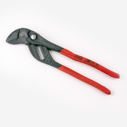 NWS Pliers Wrench Gripper Atramentized Plastic Grip, 10"