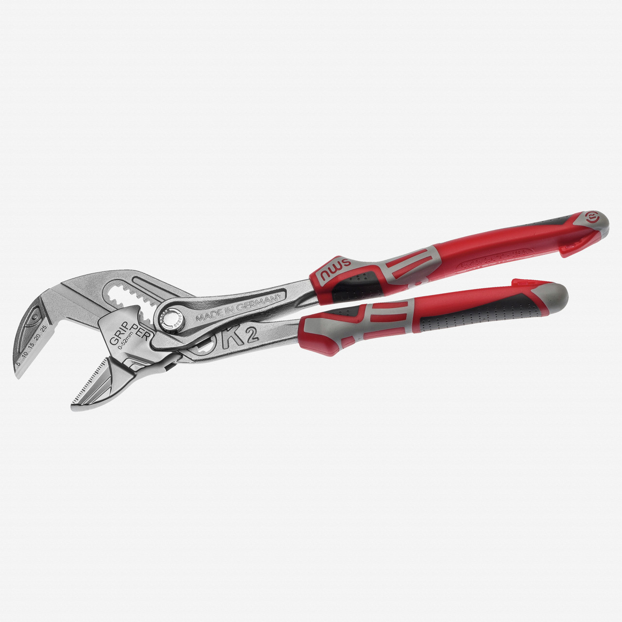 NWS Zangenschlüssel Greifer - matt Chrom - SoftGripp, 10" - Bild 1 von 2