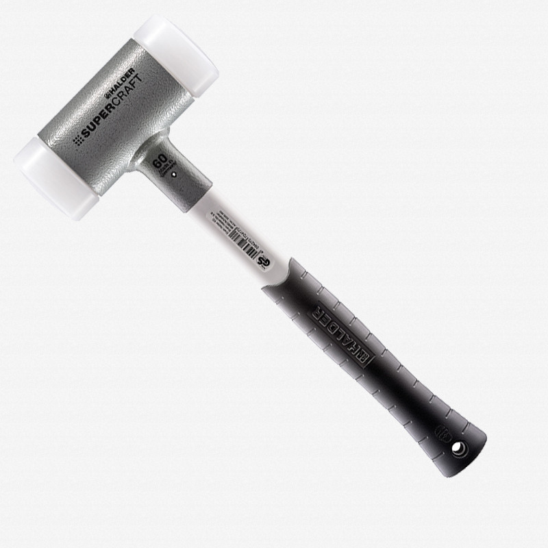 Halder Supercraft Dead Blow, Non-Rebounding Hammer with Nylon Face Inserts and S - Afbeelding 1 van 1