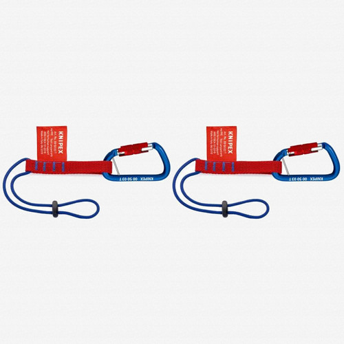 Knipex Tool Tethering 38 Lanyard with Captive Eye Carabiner, Limit 13 lbs.