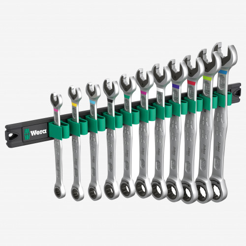 Wera 020014 9630 Magnetic Rail 6000 Joker 1 Ring Ratchet Spanner