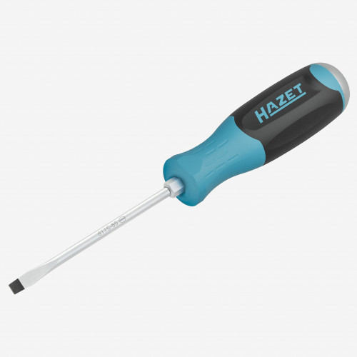 Hazet 811S-55 Slotted Screwdriver with 3K Handle and Striking Cap