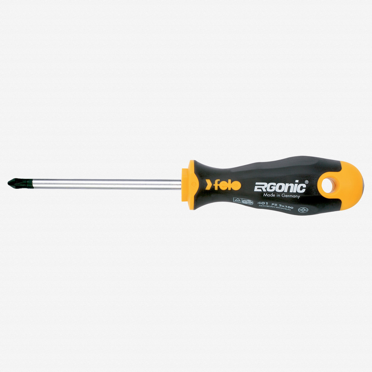 Felo 61391 Ergonic 17 piece Screwdriver Set w//Steel Rack