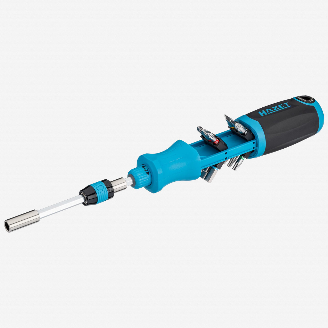 Hazet 811R-3 Ratcheting Bit Screwdriver with Built-In Magazine | eBay