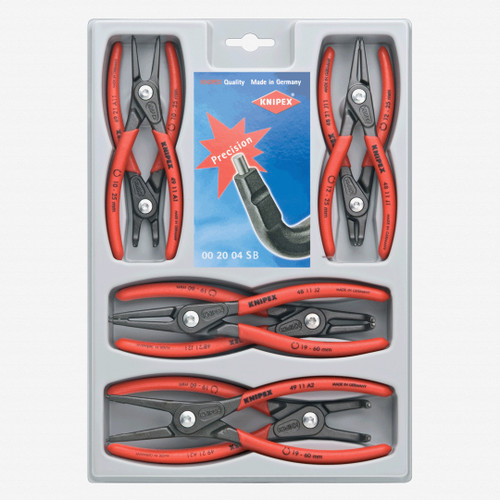 Knipex 8 Piece Precision Circlip Pliers Set