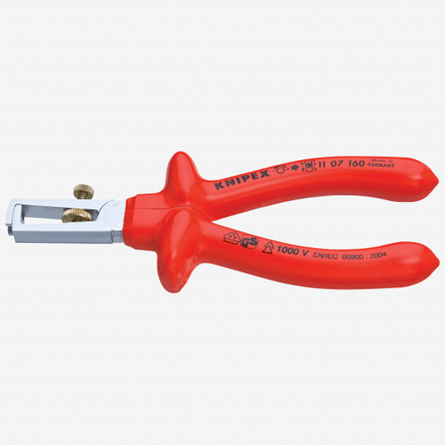 Knipex 11 17 160 Insulation Strippers 6,3 with dipped insulation 3 with dipped insulation 