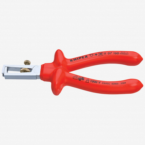 Knipex 11 17 160 Insulation Strippers 6,3 with dipped insulation 3 with dipped insulation Knipex 11 17 160 Insulation Strippers 6,3 with dipped insulation 3 with dipped insulation