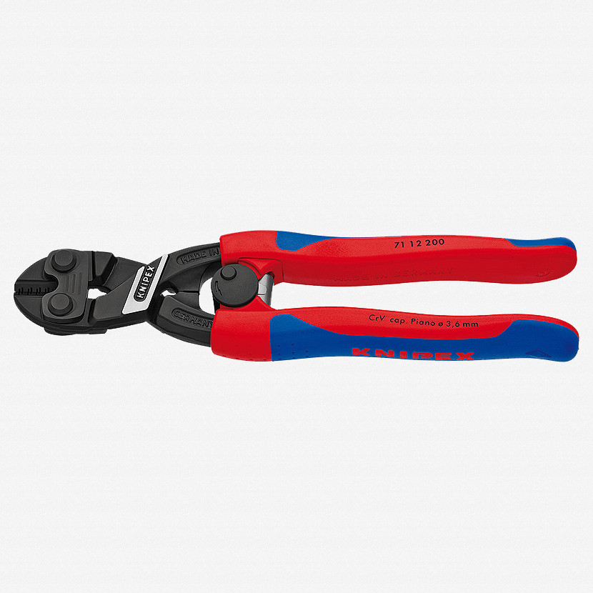 Ergonomic Grip KNIPEX 71 32 200 8/" Knipex Cobolt Compact Bolt Cutter w// Recess
