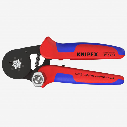 Knipex Self-Adjusting Hexagonal Crimping Pliers - End Sleeves