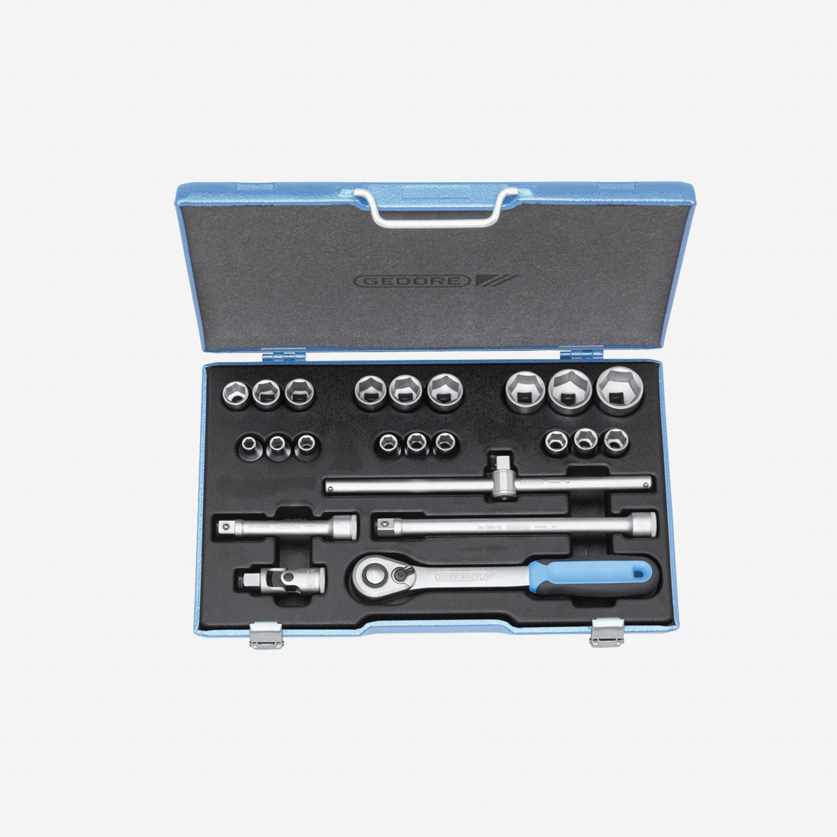 GEDORE 25 PK-012 Double Ended Socket Wrench Set 12 pcs 8-19 mm