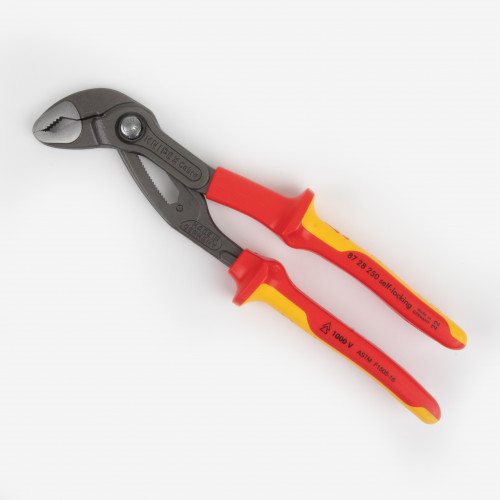 Knipex Cobra VDE Insulated High Tech Adjustable Water Pump Pliers 87 28 250  SBA — Legion Safety Products