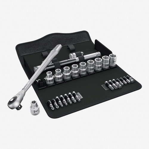 WERA サイクロップラチェット「メタル」セット 1/2 004077 Wera Tools 004077 Zyklop Metal Ratchet 1/2