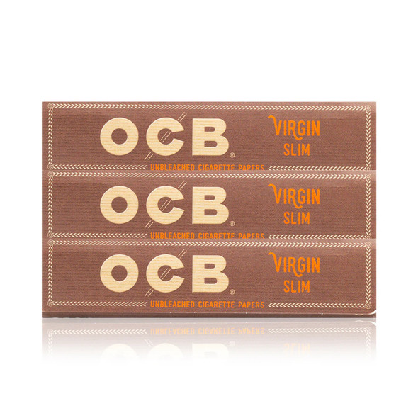 OCB VIRGIN 1 1/4 ROLLING PAPER - 24CT DISPLAY