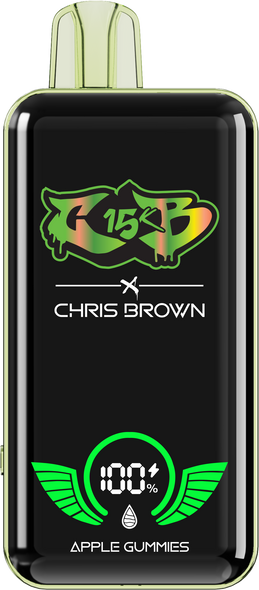 Chris Brown CB15K Puffs Disposable Vape - Display of 5