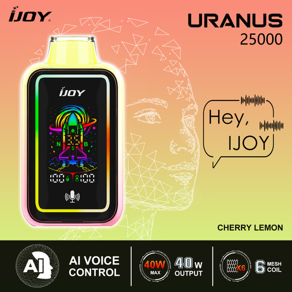 iJoy Uranus 25000 Puffs Disposable - Display of 5