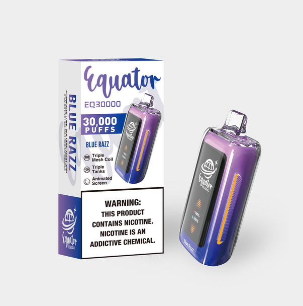 Equator EQ30000 Puffs Disposable Device - Display of 5