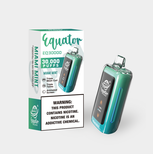 Equator EQ30000 Puffs Disposable Device - Display of 5