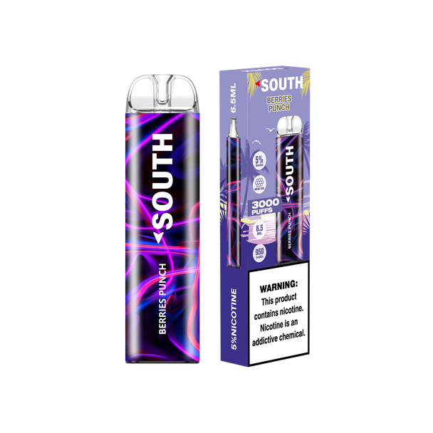 South 3000 Puffs Disposable - Display of 10