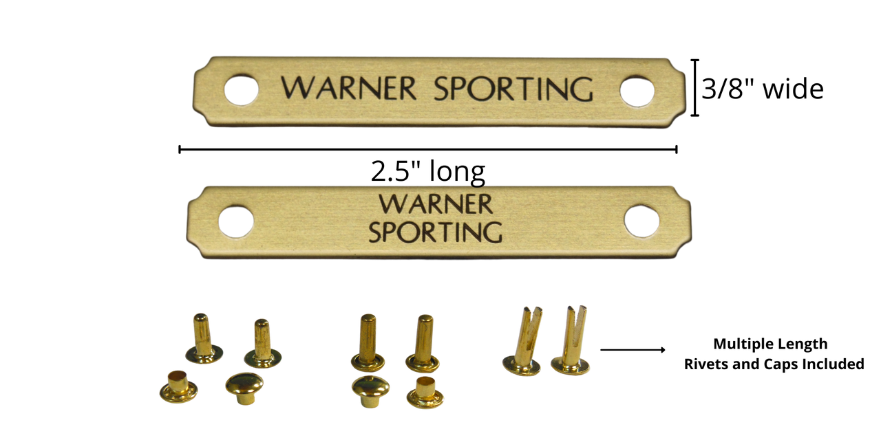 Brass ID Nameplate | 2.5