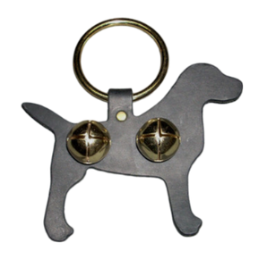 Warner Sporting Decorative Leather Dog Doorbell Hanger Warner Sporting Decorative Leather Dog Doorbell Hanger