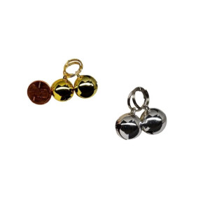 Gold and Silver Collar Bells Gold and Silver Collar Bells