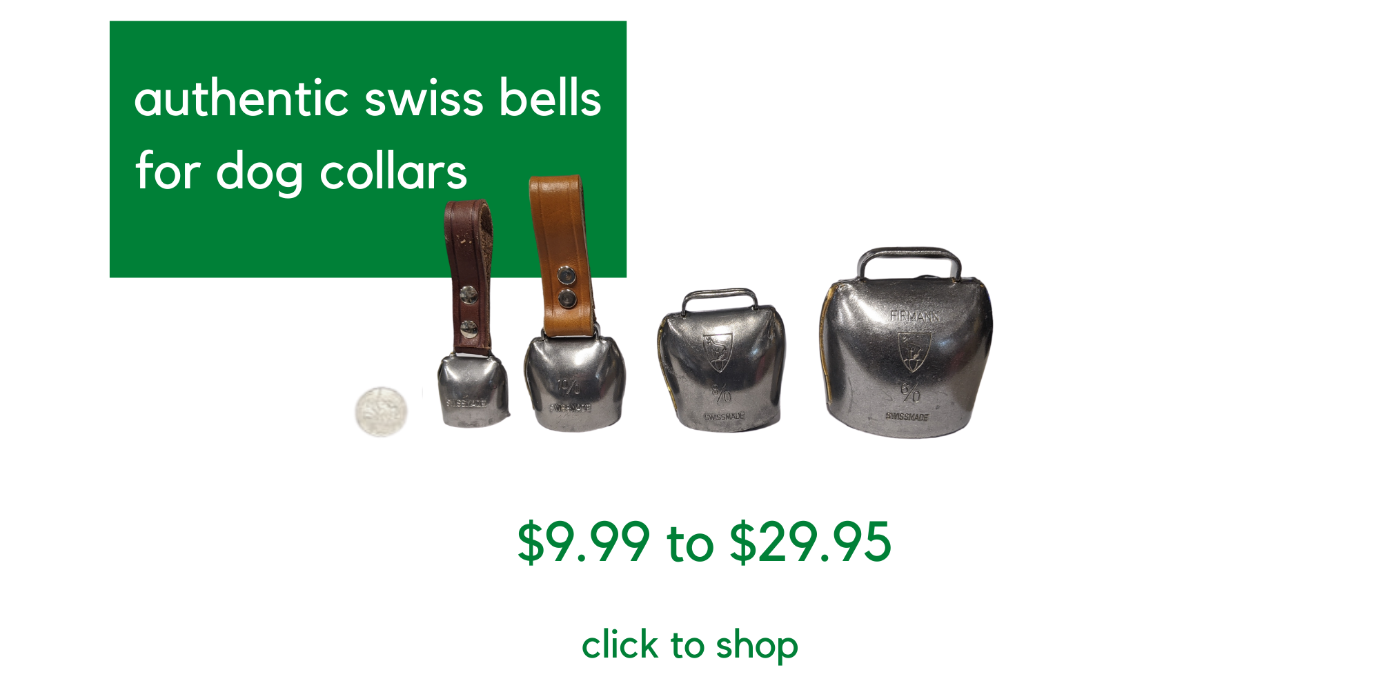 authentic swiss bells for dog collars
