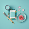 Peinture pour Meubles de Cuisine, Finition Brillante - Bleu-vert