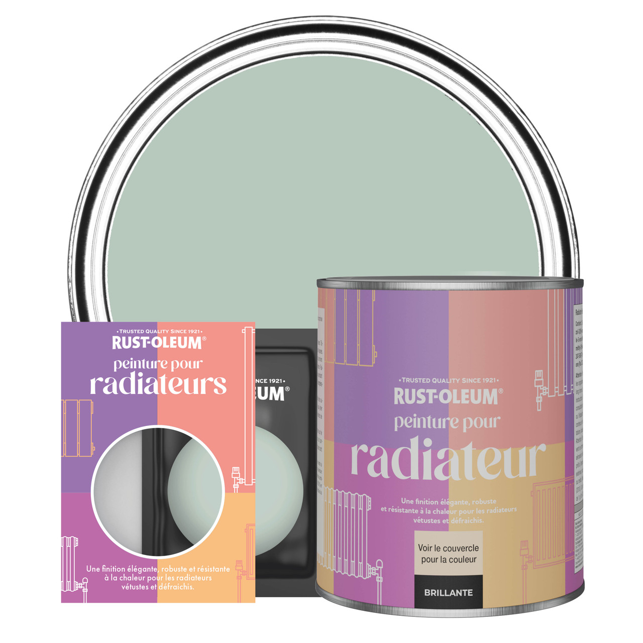 Peinture pour Radiateur After Dark - Finition Verte Brillante