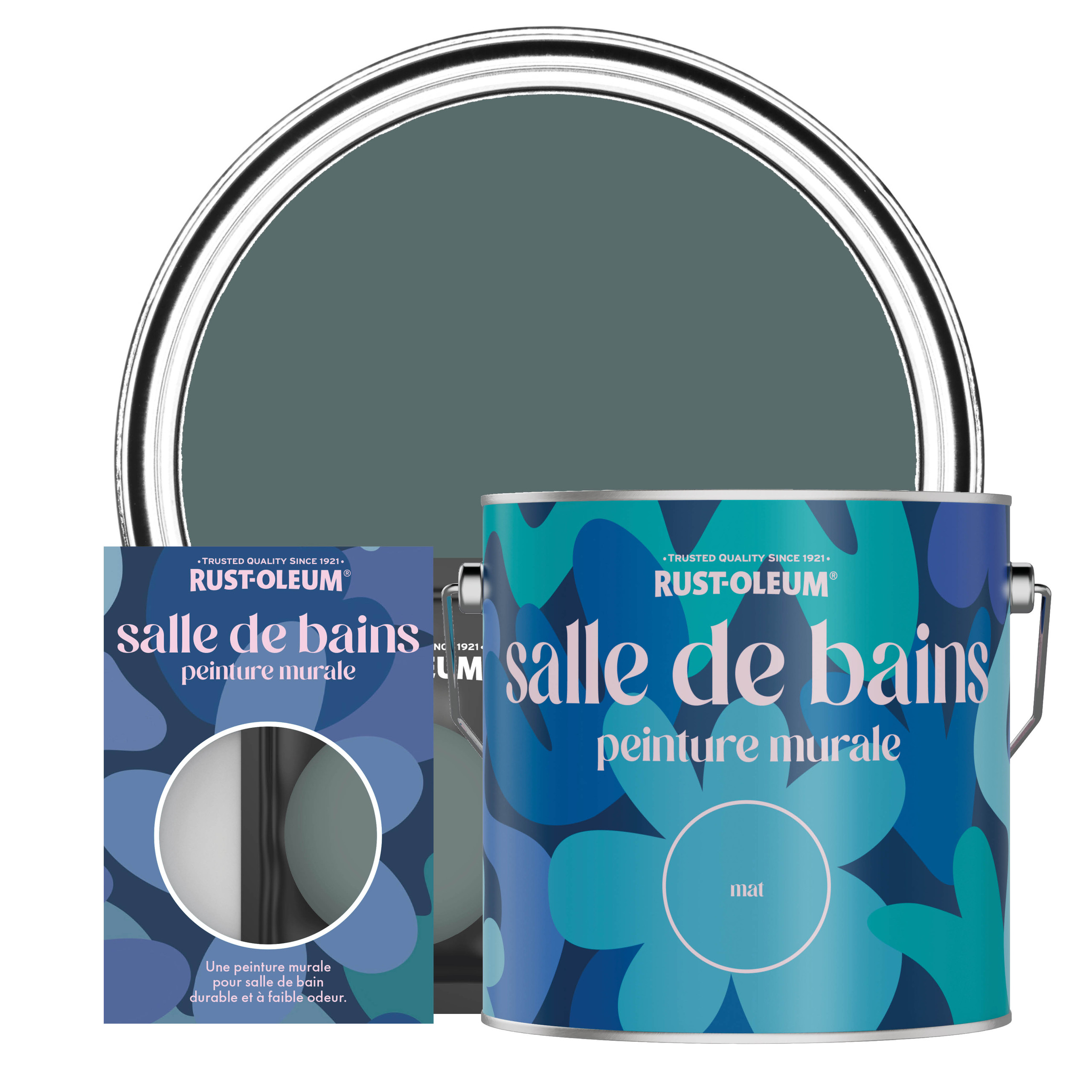 Peinture pour Carrelage de Salle de Bains Deep Sea Finition Verte Satinée — free download