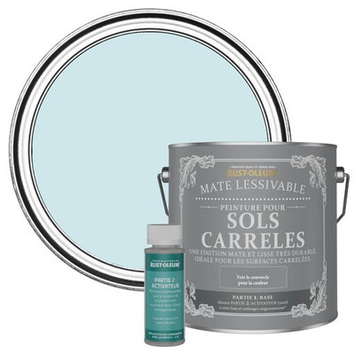 Peinture pour Sols Carrelés Mate Lessivable - Eucalyptus