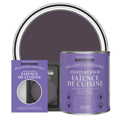 Peinture pour Faïence de Cuisine, Finition Brillante - Jus de raisin