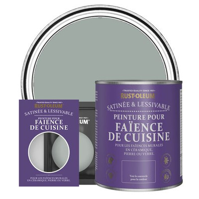 Peinture pour Faïence de Cuisine, Finition Satinée - Gris Urbain