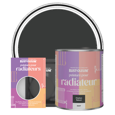 Peinture pour Radiateur, Finition Mate - Charbon Naturel