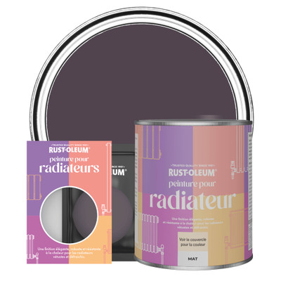 Peinture pour Radiateur, Finition Mate - Jus de raisin