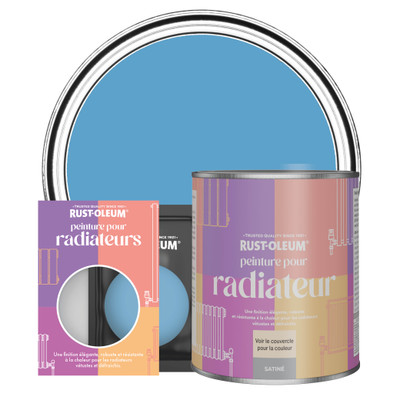 Peinture pour Radiateur, Finition Satinée - Céruléen