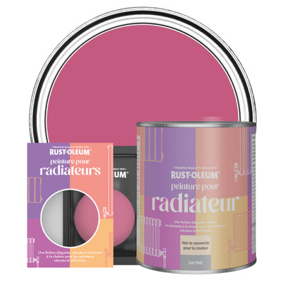 Peinture pour Radiateur, Finition Satinée - Framboise