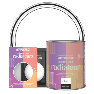 Peinture pour Radiateur, Finition Brillante - Coton