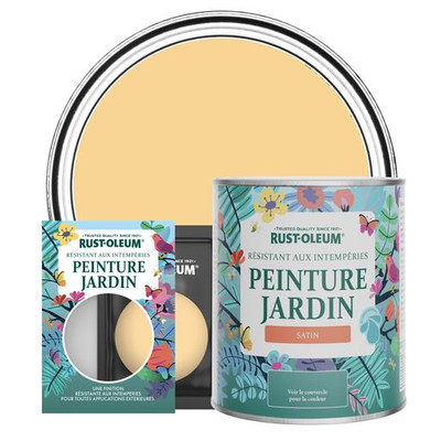 Peinture Jardin, Finition Satinée - Moutarde