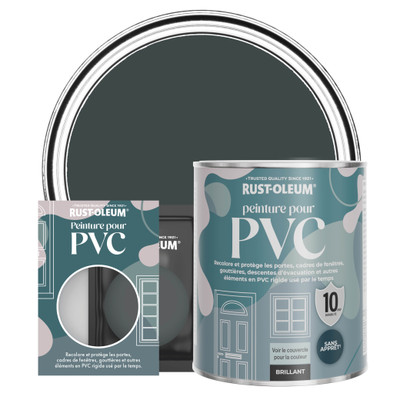 Peinture pour PVC, Finition Brillante - Sable Noir