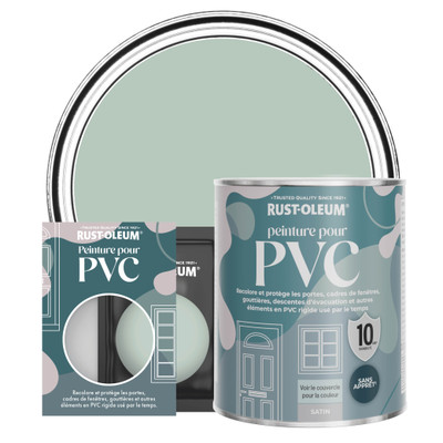 Peinture pour PVC, Finition Satinée - Vert d'Eau